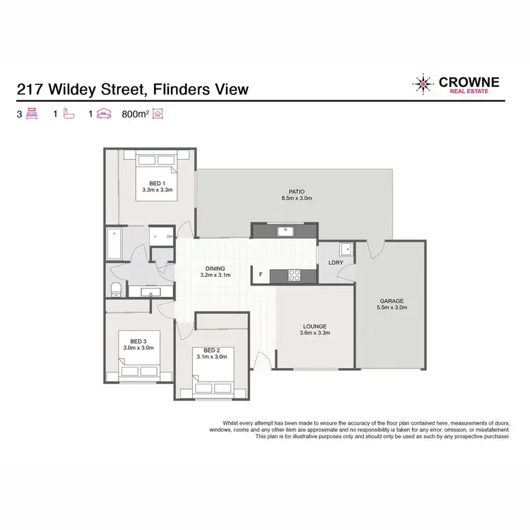 Floorplan of Homely house listing, 217 Wildey Street, Flinders View QLD 4305