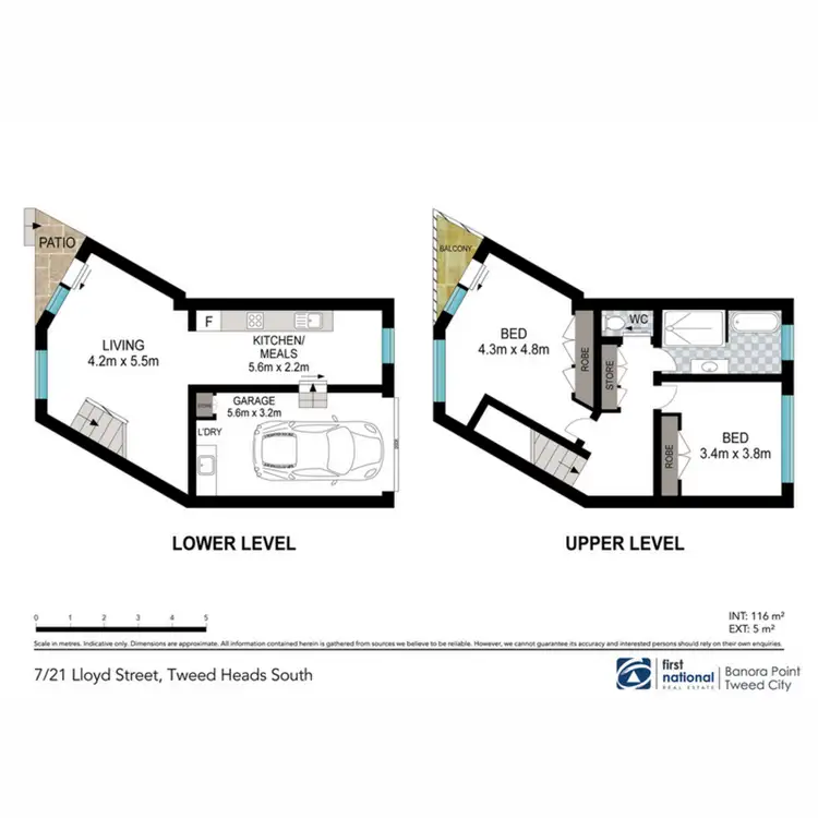 Floorplan of Homely unit listing, 7/21 Lloyd Street, Tweed Heads South NSW 2486