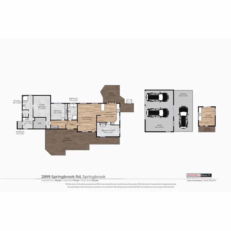 Floorplan of Homely rural property listing, 2899 Springbrook Road, Springbrook QLD 4213