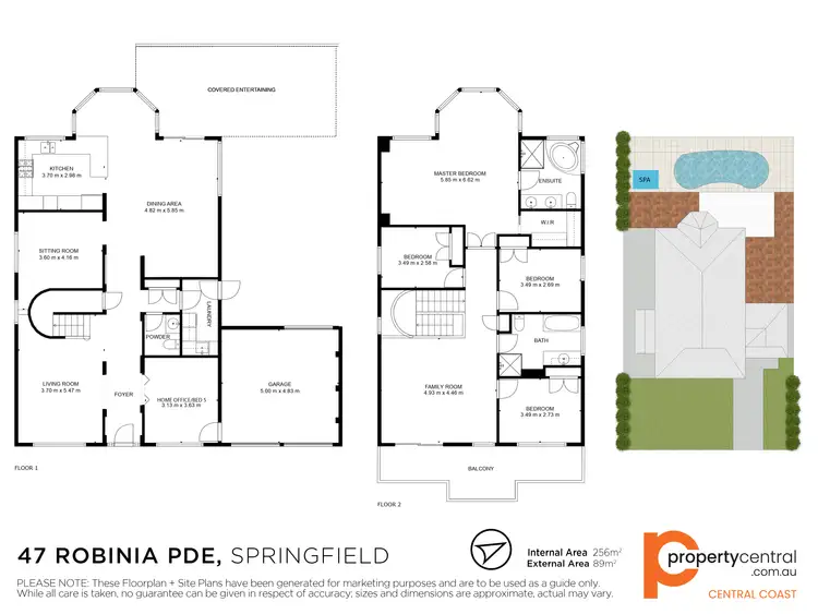 Floorplan of Homely house listing, 47 Robinia Parade, Springfield NSW 2250