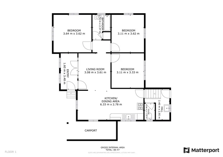 Floorplan of Homely house listing, 15 Leslie Street, East Ipswich QLD 4305