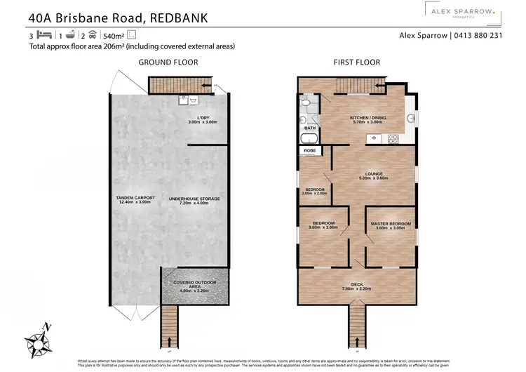 Floorplan of Homely house listing, 40A Brisbane Road, Redbank QLD 4301