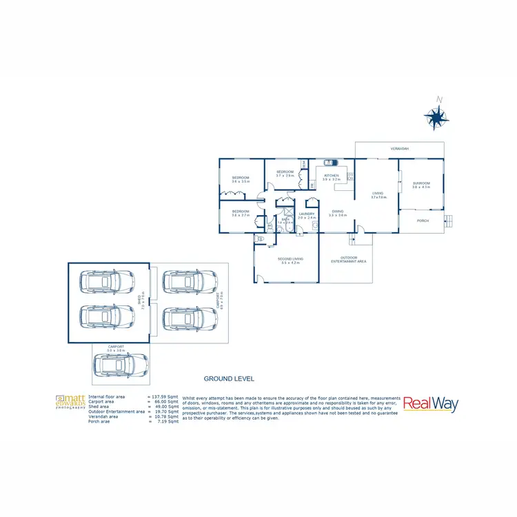 Floorplan of Homely house listing, 47 Blanchview Road, Withcott QLD 4352