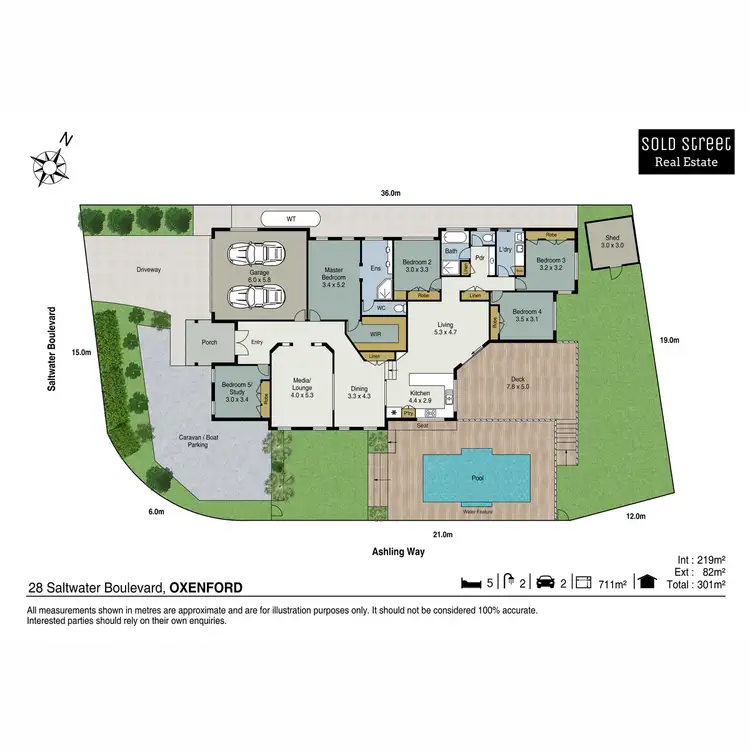 Floorplan of Homely house listing, 28 Saltwater Boulevard, Oxenford QLD 4210