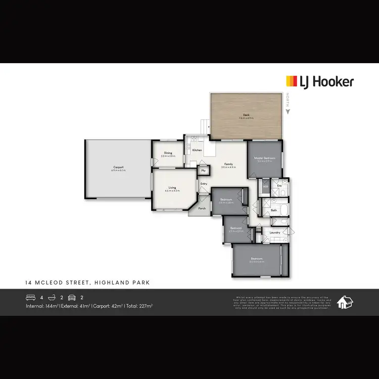 Floorplan of Homely house listing, 14 Mcleod Street, Highland Park QLD 4211