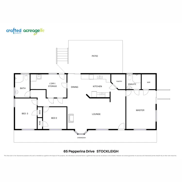 Floorplan of Homely rural property listing, 65 Pepperina Drive, Stockleigh QLD 4280