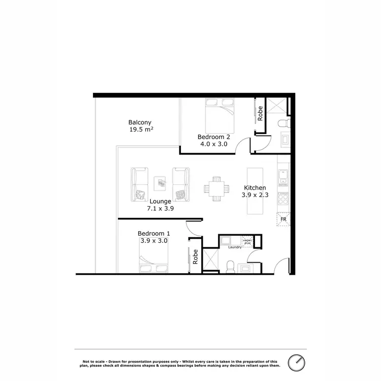Floorplan of Homely apartment listing, 29/148 Adelaide Tce, East Perth WA 6004