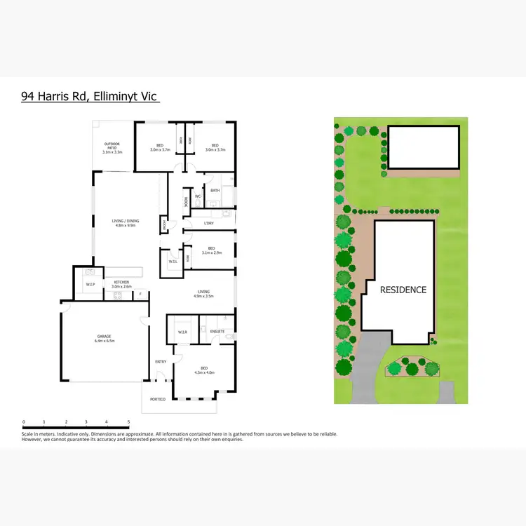 Floorplan of Homely house listing, 94 Harris Road, Elliminyt VIC 3250