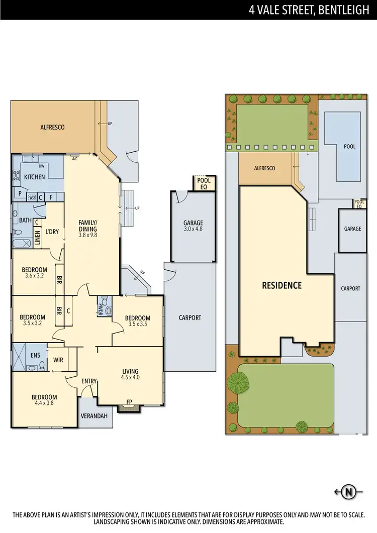 Floorplan of Homely house listing, 4 Vale Street, Bentleigh VIC 3204