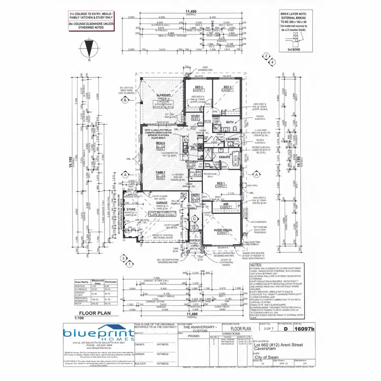 Floorplan of Homely house listing, 12 Areni Street, Caversham WA 6055