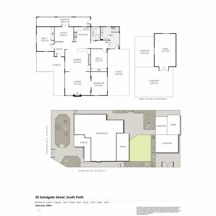 Floorplan of Homely house listing, 32 Sandgate Street, South Perth WA 6151