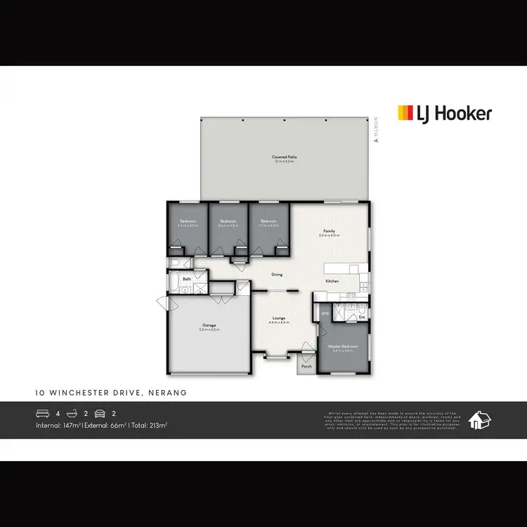 Floorplan of Homely house listing, 10 Winchester Drive, Nerang QLD 4211