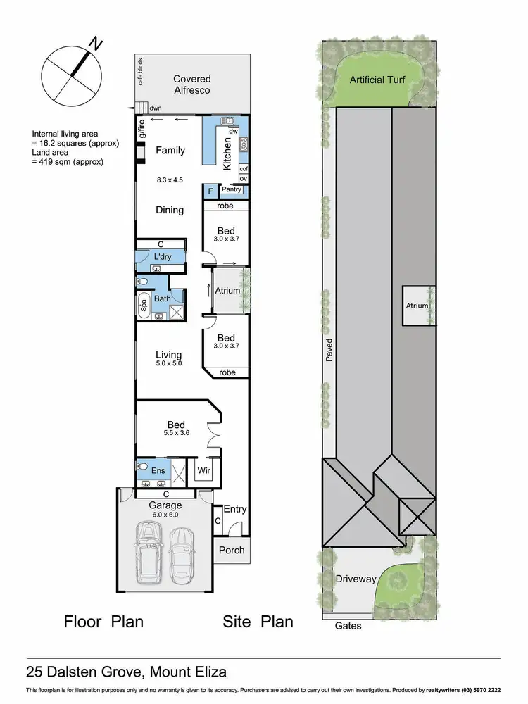 Floorplan of Homely house listing, 25 Dalsten Grove, Mount Eliza VIC 3930