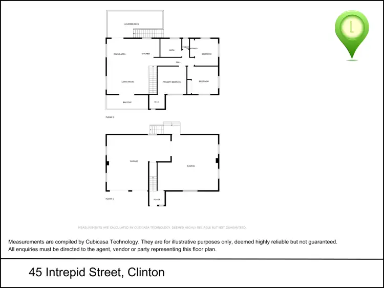 Floorplan of Homely house listing, 45 Intrepid Street, Clinton QLD 4680