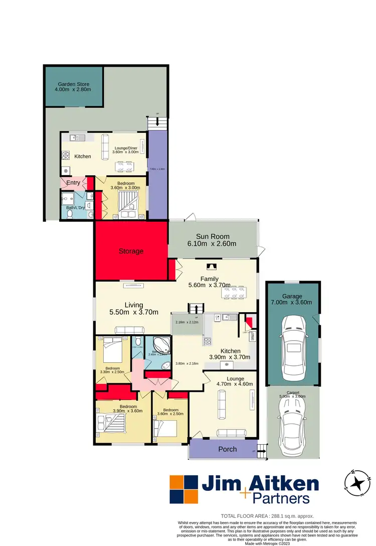 Floorplan of Homely house listing, 7 Bilwara Crescent, South Penrith NSW 2750