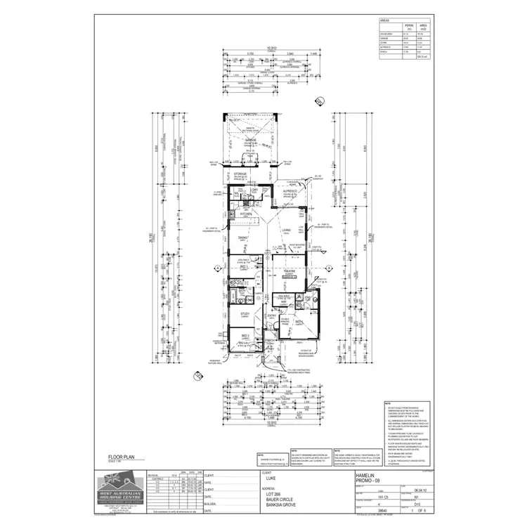Floorplan of Homely house listing, 14 Bauer Circle, Banksia Grove WA 6031