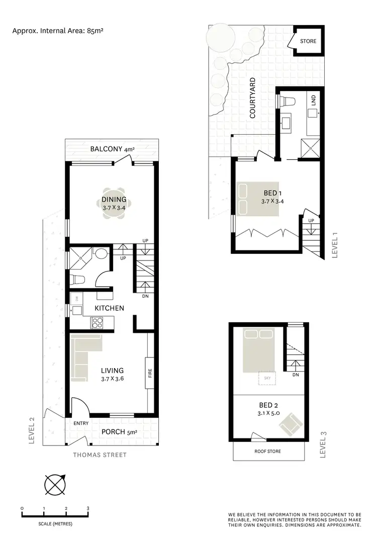 Floorplan of Homely terrace listing, 22 Thomas Street, Birchgrove NSW 2041