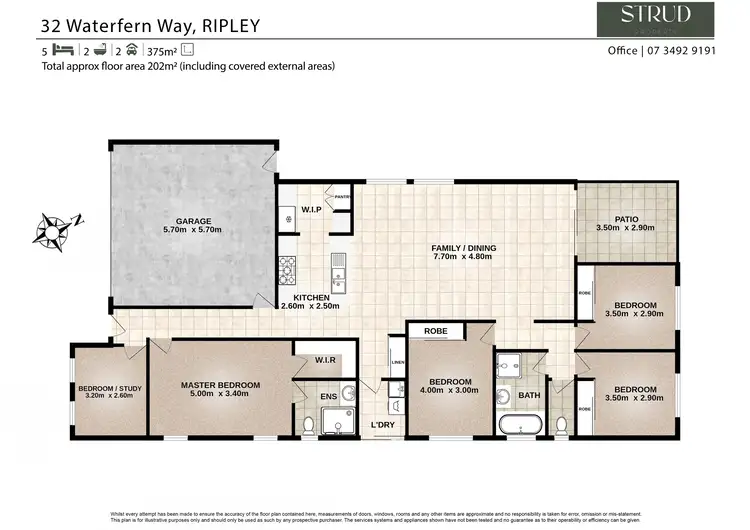 Floorplan of Homely house listing, 32 Waterfern Way, Ripley QLD 4306