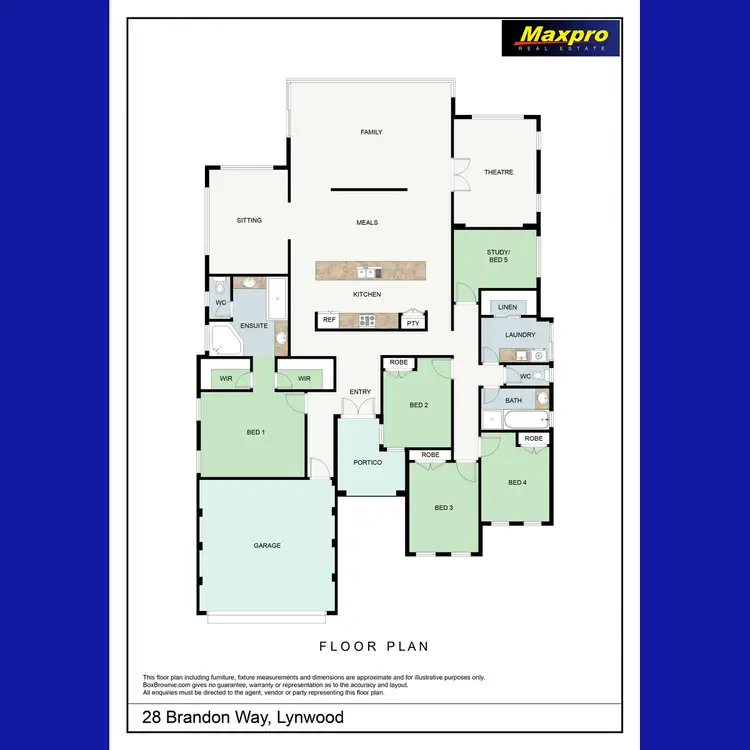 Floorplan of Homely house listing, 28 Brandon Way, Lynwood WA 6147