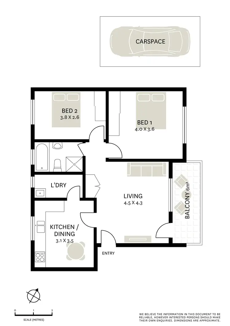 Floorplan of Homely apartment listing, 12/27-29 Pile Street, Marrickville NSW 2204
