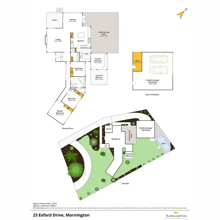 Floorplan of Homely house listing, 23 Exford Drive, Mornington VIC 3931