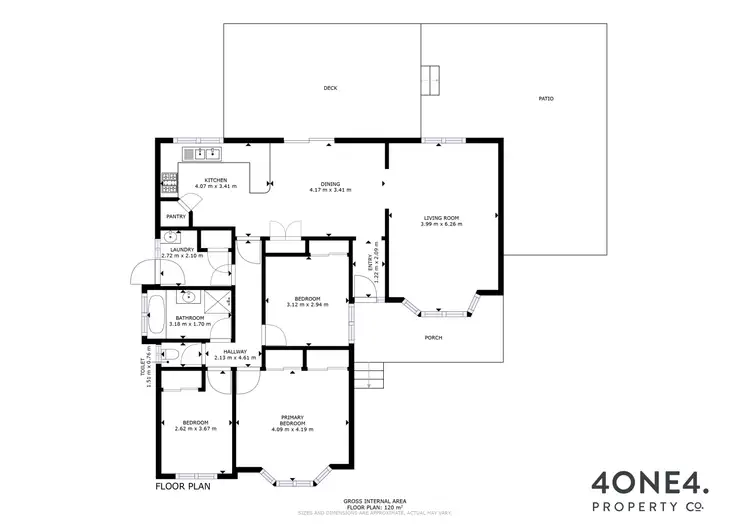 Floorplan of Homely house listing, 70 Marys Hope Road, Rosetta TAS 7010
