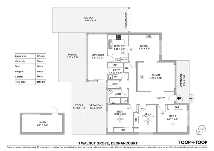 Floorplan of Homely house listing, 1 Walnut Grove, Dernancourt SA 5075