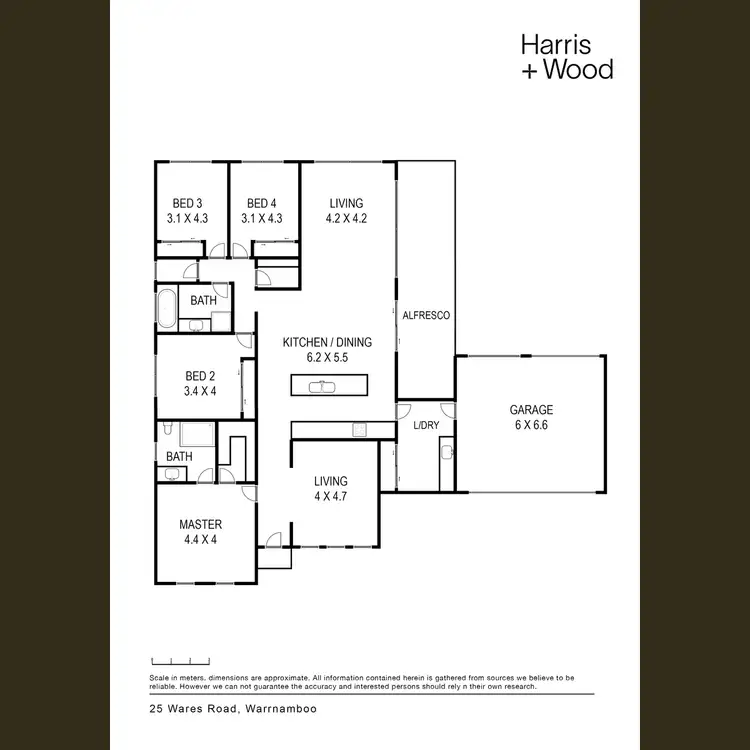 Floorplan of Homely house listing, 25 Wares Road, Warrnambool VIC 3280