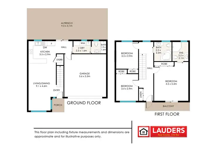 Floorplan of Homely townhouse listing, 3/1 Connell Street, Old Bar NSW 2430