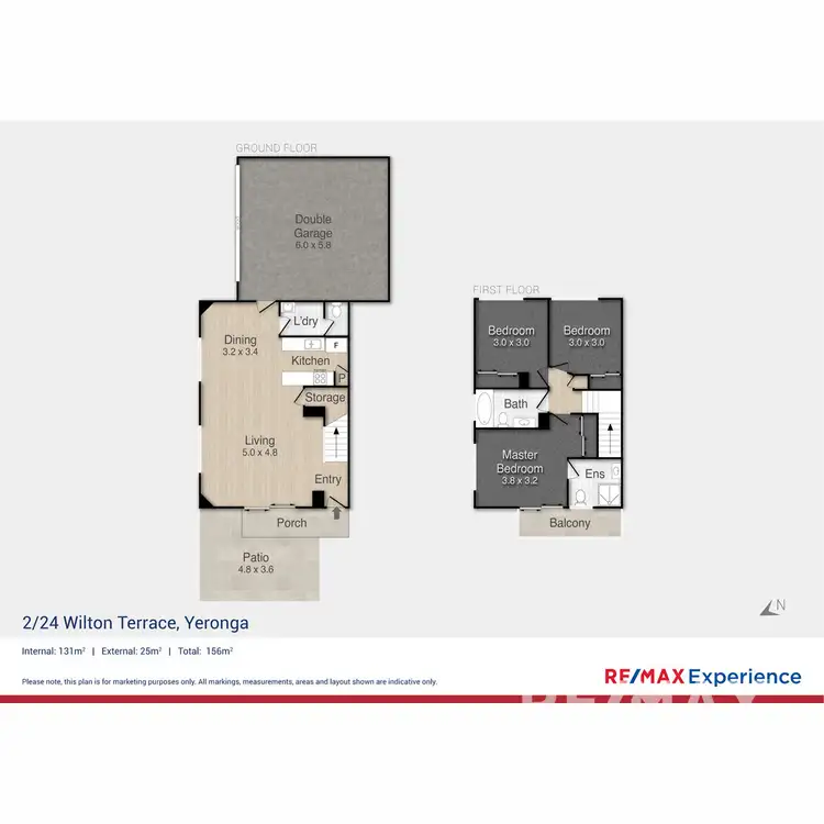 Floorplan of Homely townhouse listing, 2/24 Wilton Terrace, Yeronga QLD 4104