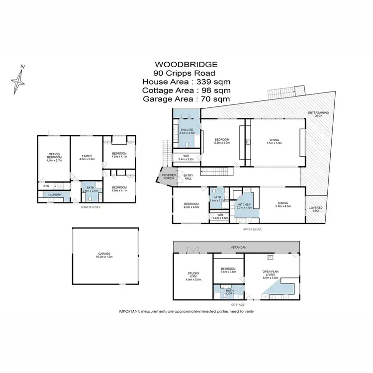 Floorplan of Homely house listing, 90 Cripps Road, Woodbridge TAS 7162