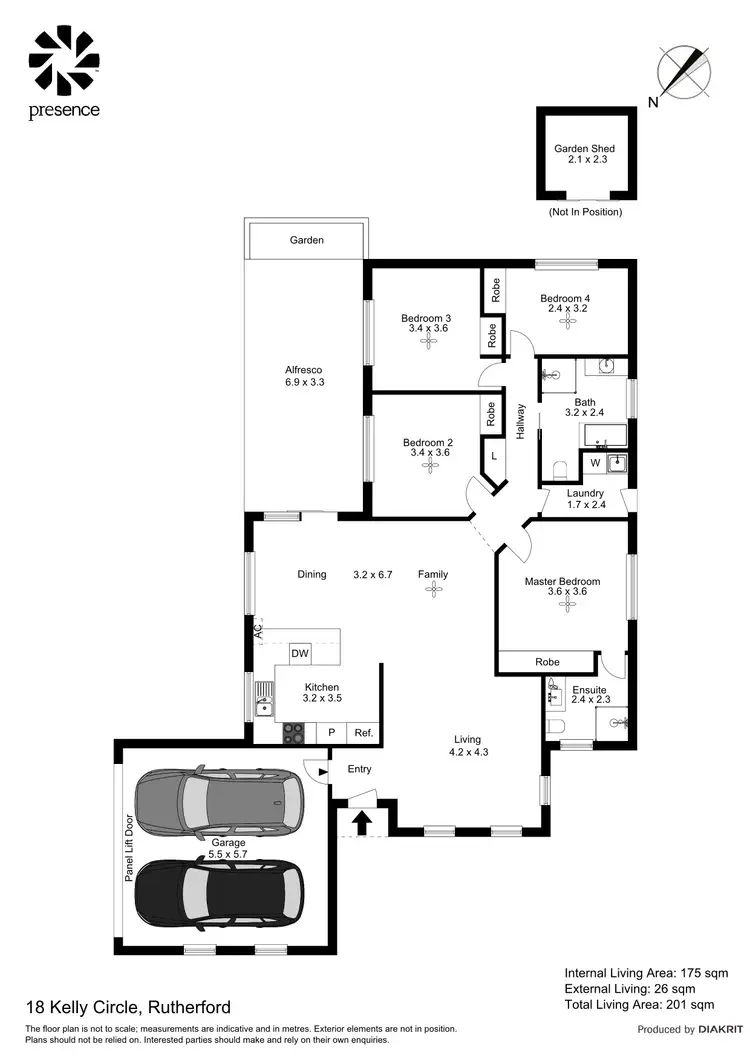 Floorplan of Homely house listing, 18 Kelly Circle, Rutherford NSW 2320
