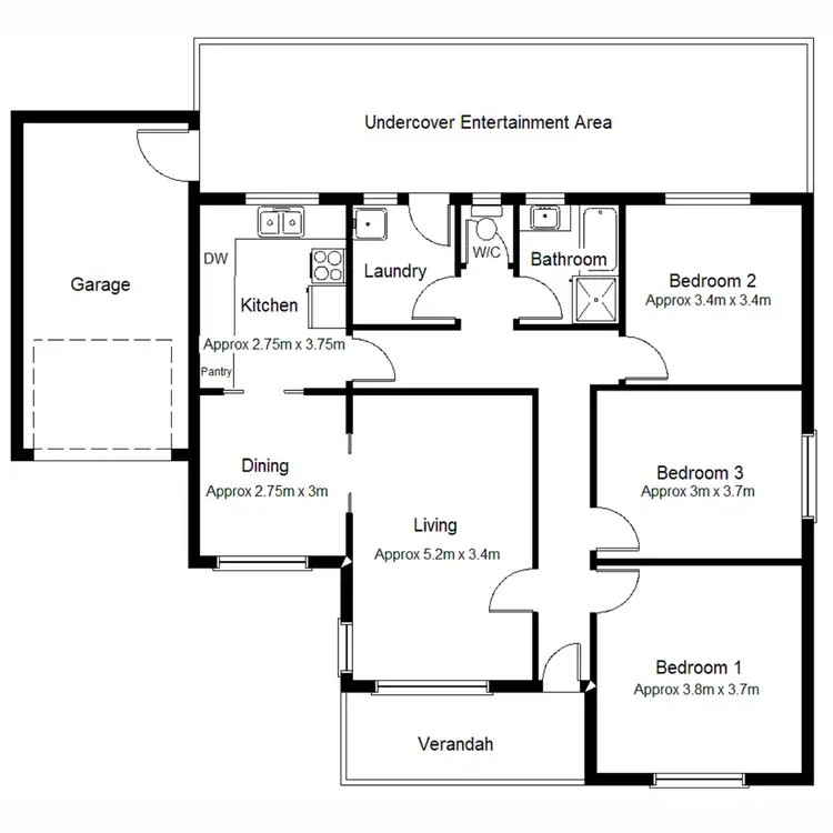 Floorplan of Homely house listing, 41 Hospital Road, Port Augusta SA 5700