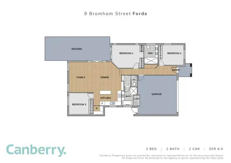 Floorplan of Homely house listing, 9 Bromham Street, Forde ACT 2914