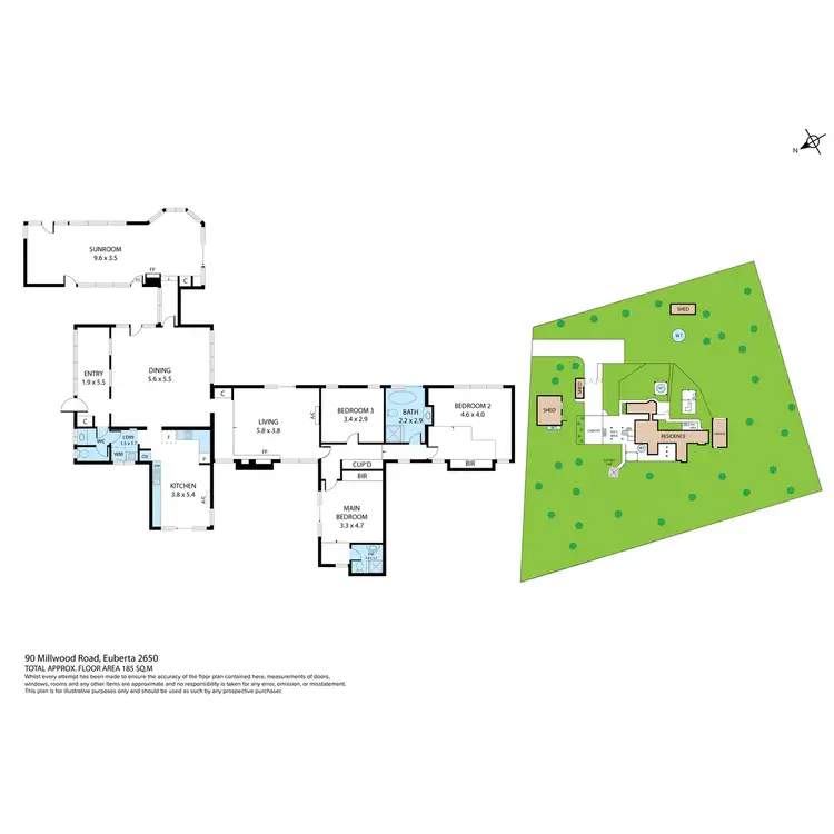 Floorplan of Homely house listing, 90 Millwood Road, Euberta NSW 2650