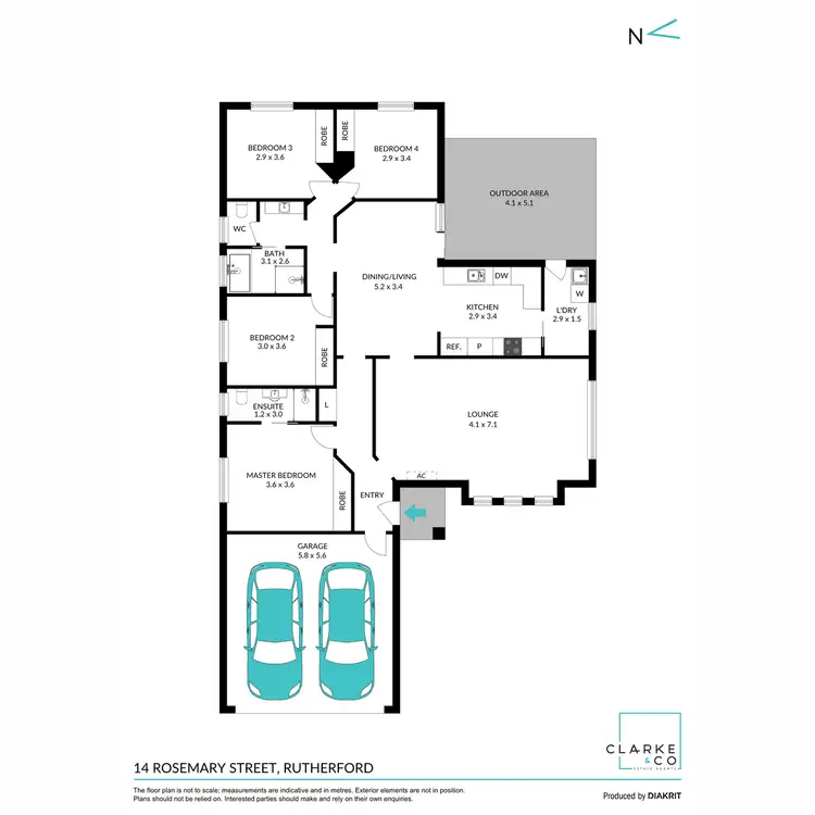 Floorplan of Homely house listing, 14 Rosemary Street, Rutherford NSW 2320