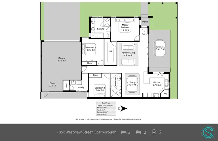 Floorplan of Homely house listing, 185C Westview Street, Scarborough WA 6019