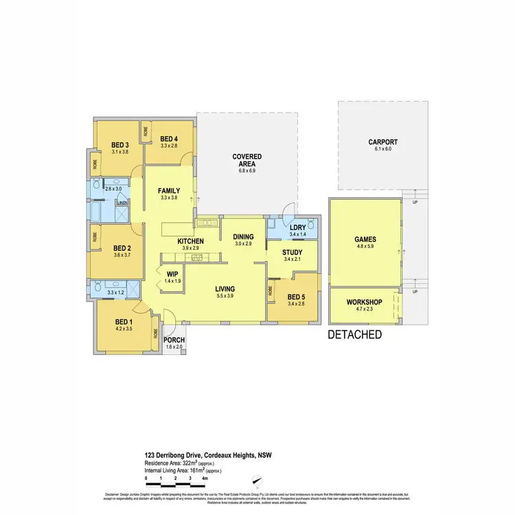 Floorplan of Homely house listing, 123 Derribong Drive, Cordeaux Heights NSW 2526