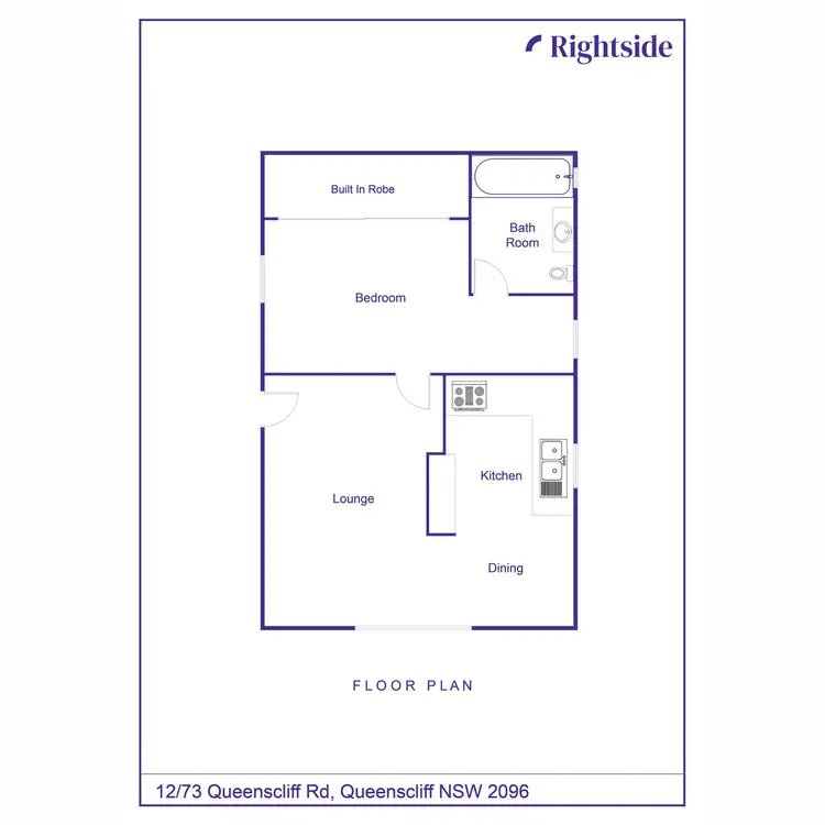 Floorplan of Homely unit listing, 12/73 Queenscliff Road, Queenscliff NSW 2096
