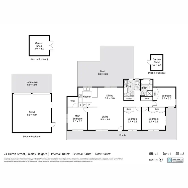 Floorplan of Homely house listing, 24 Heron Street, Laidley Heights QLD 4341