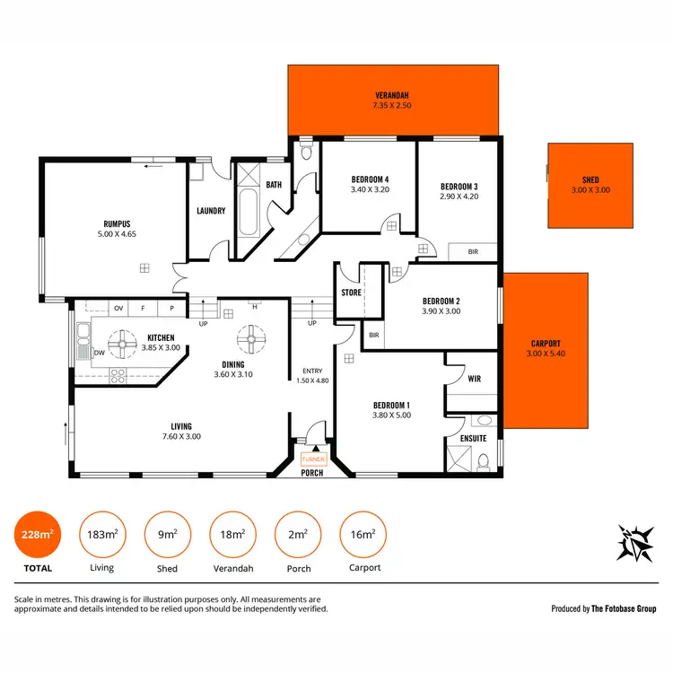 Floorplan of Homely house listing, 15 Luderitz Close, Hallett Cove SA 5158