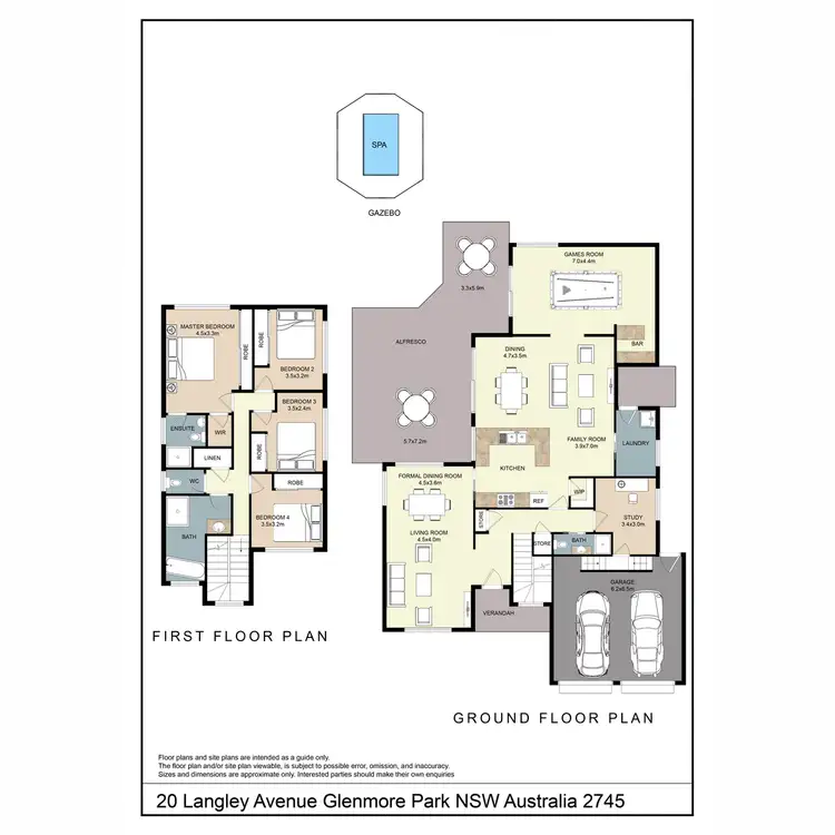 Floorplan of Homely house listing, 20 Langley Avenue, Glenmore Park NSW 2745