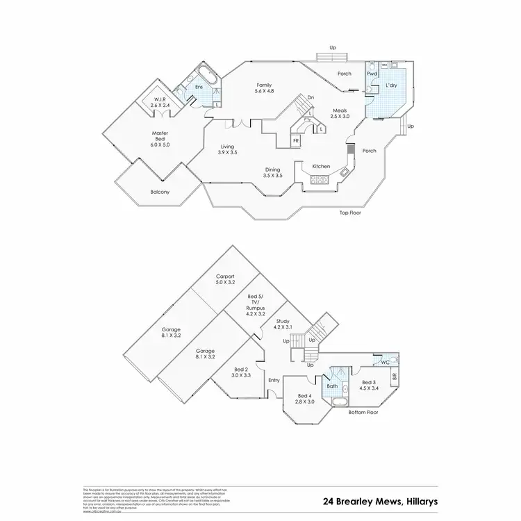 Floorplan of Homely house listing, 24 Brearley Mews, Hillarys WA 6025