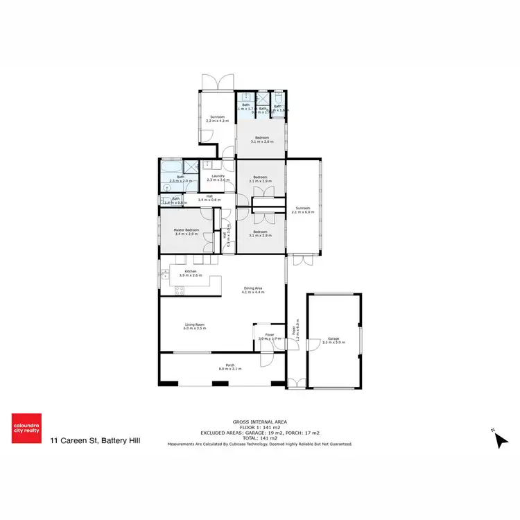 Floorplan of Homely house listing, 11 Careen Street, Battery Hill QLD 4551