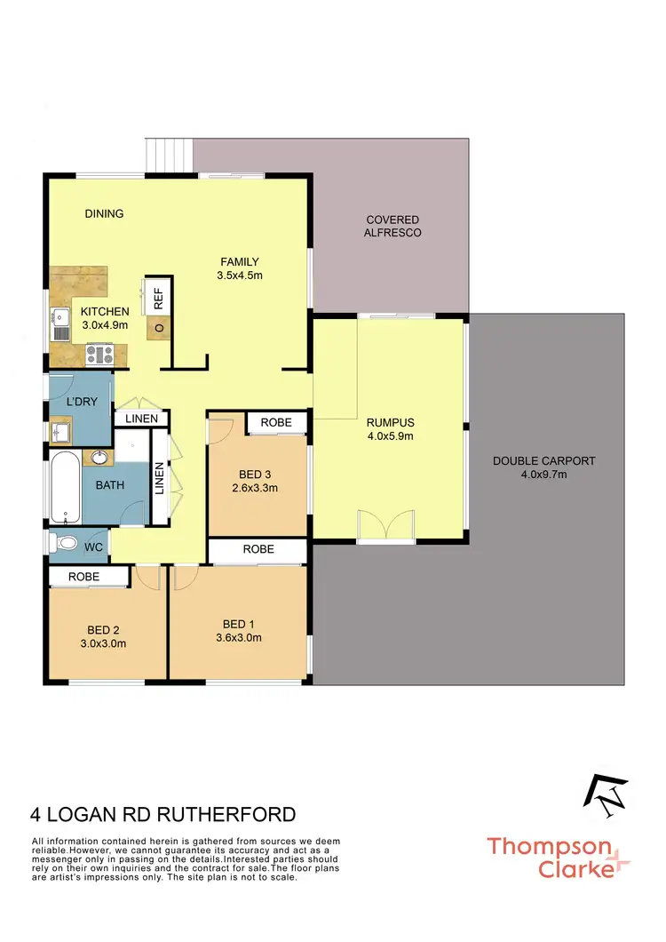 Floorplan of Homely house listing, 4 Logan Road, Rutherford NSW 2320