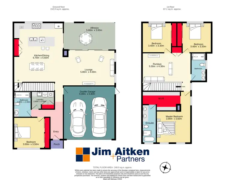 Floorplan of Homely semi-detached listing, Proposed Lot 2/1 Lisa Place, Leonay NSW 2750