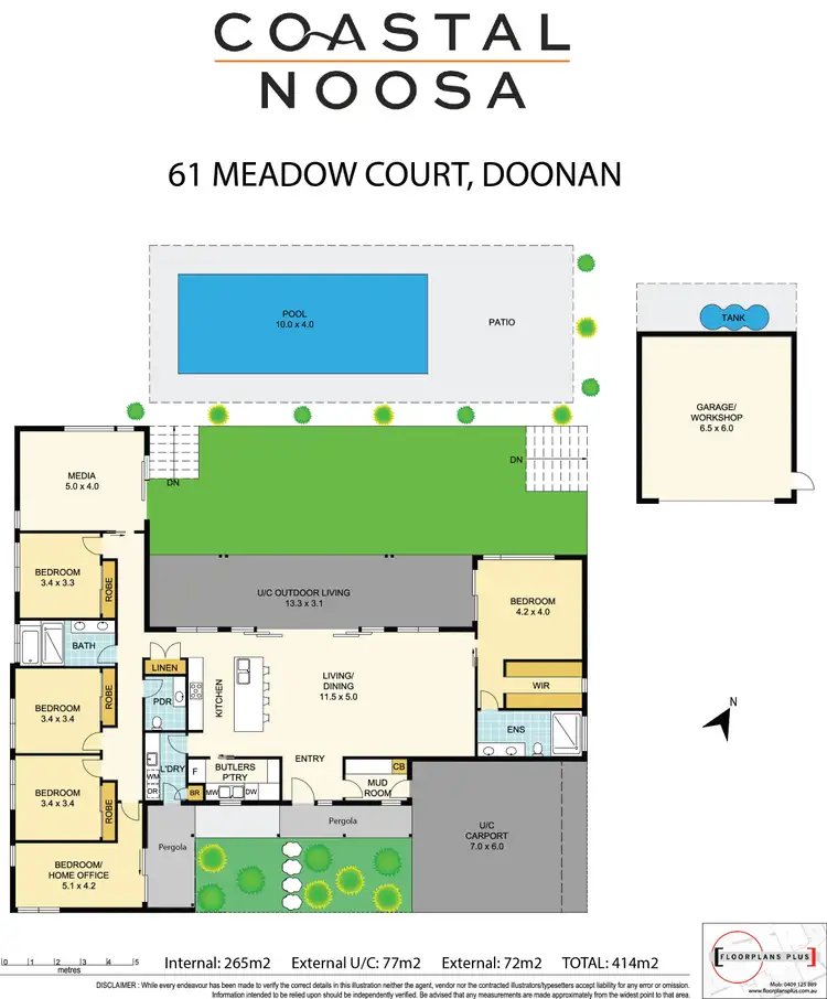 Floorplan of Homely house listing, 61 Meadow Court, Doonan QLD 4562