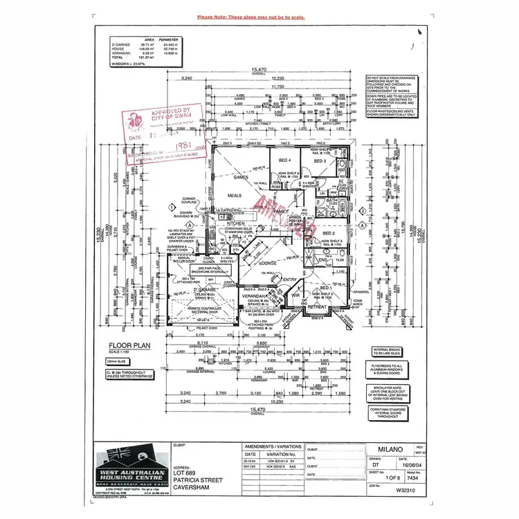 Floorplan of Homely house listing, 187 Patricia Street, Caversham WA 6055