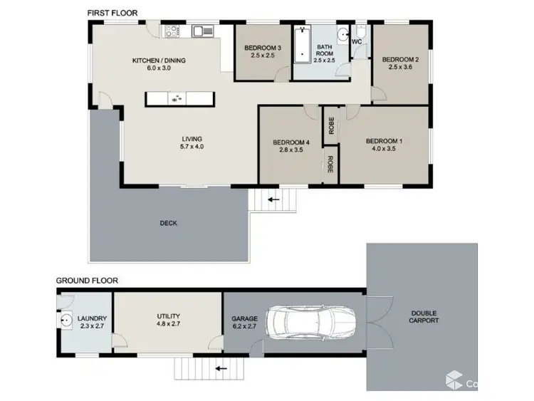Floorplan of Homely house listing, 8 Matson Crescent, West Gladstone QLD 4680