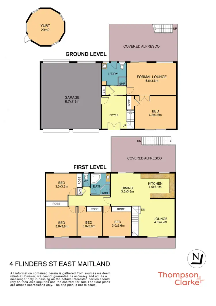 Floorplan of Homely house listing, 4 Flinders Street, East Maitland NSW 2323